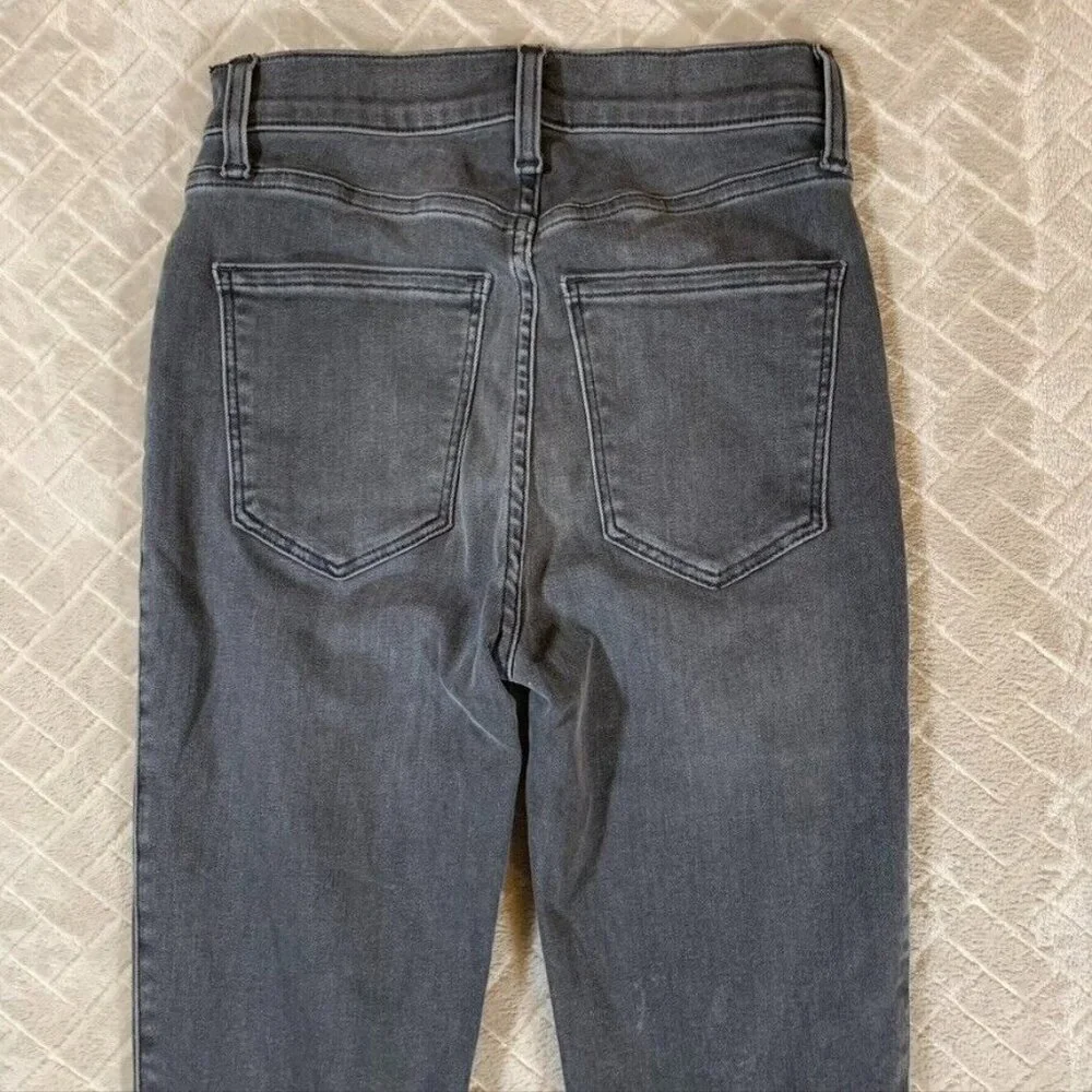 Madewell Womens 1 Denim Jeans Faded Black Uni Fit Skinny Mid Rise Stretch New - Picture 10 of 11